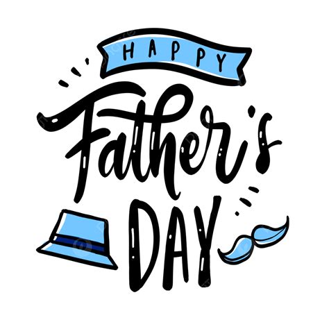 Happy Fathers Day Lettering Transparent, Fathers Day, Father, Dad PNG ...