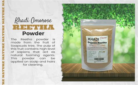 Buy Khadi Omorose Reetha Powder For Hair, 100 grams Online at Low ...