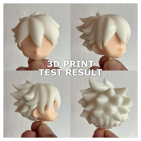 💇 Boruto Spiky Anime-Style Hair for Nendoroid – STL 3D Print Files ...