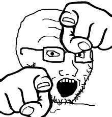 pointing soyjak | Soy Boy Face / Soyjak | Know Your Meme