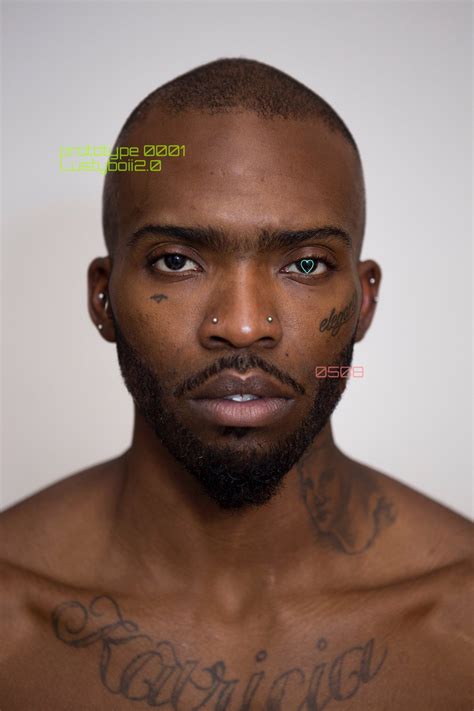 Black Men, Nose Ring Men, Dark Skin Models, Double Nose Piercing, Bald ...