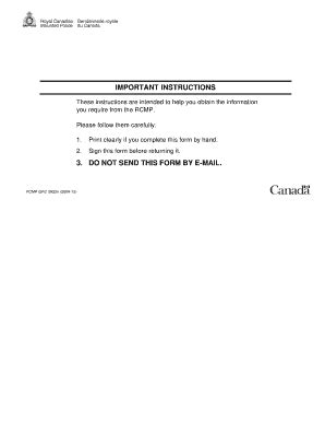 Fillable Online psc gov yk RCMP GRC 3923e - psc gov yk Fax Email Print ...