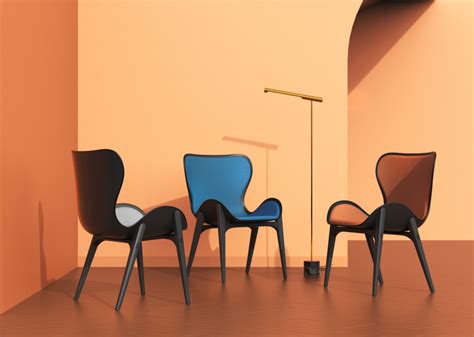 C4D VRAY室内模型书房休闲椅场景室内设计创意场景3D素材