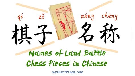 学说中文: 棋子名称-Luzhanqi 陆战棋(Junqi 军棋) The Names of Land Battle Game ...