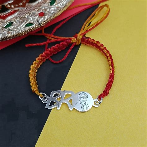 Bro Rakhi With Brother Photo Engraved – Jeluxa