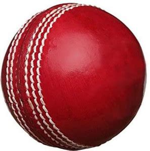 Peecock Corportation Cricket Red Leather Ball Cricket Synthetic Ball ...