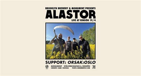Alastor + Orsak:Oslo 19/4, Monument 031, Gothenburg, 19 April to 20 ...