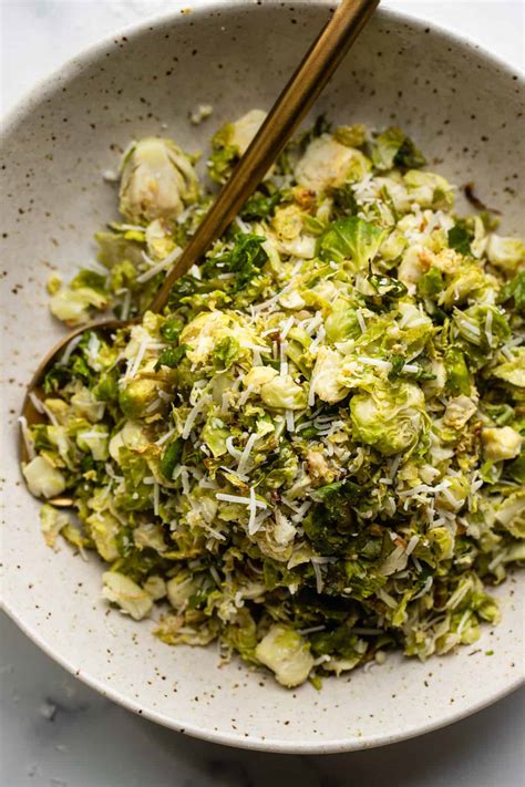 Shaved Brussels Sprouts Recipe - Food Faith Fitness