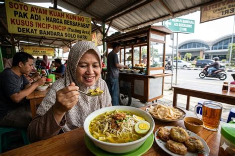 Incip-incip Soto Ayam Kuah Kuning Dekat Bandara Solo Baru | Media ...