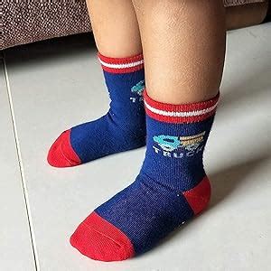 Cuteably™ Baby boy Cotton Socks Anti Skid Socks boy Booties Multi Color ...