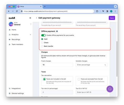 Offline payment - Zuddl guides