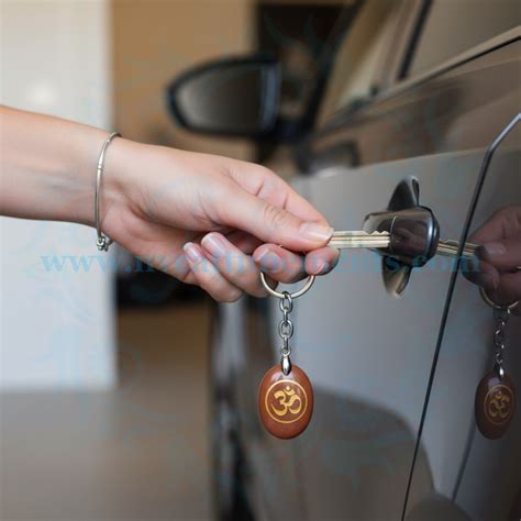 OM Symbol Red Jasper Stone Engraved Keychain – NVC Attunements