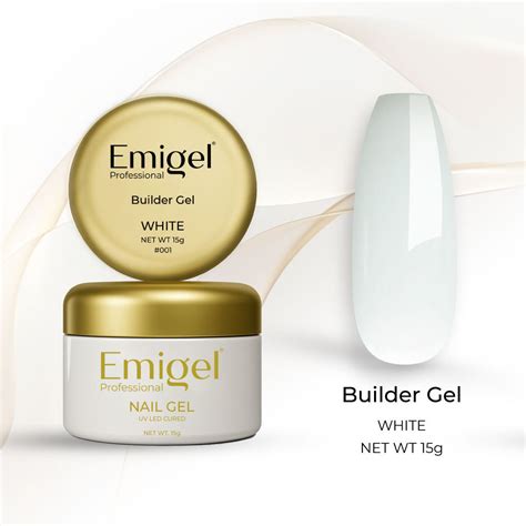Emigel - Builder Gel - White – Emigel Professional - Nail Art & Extensions
