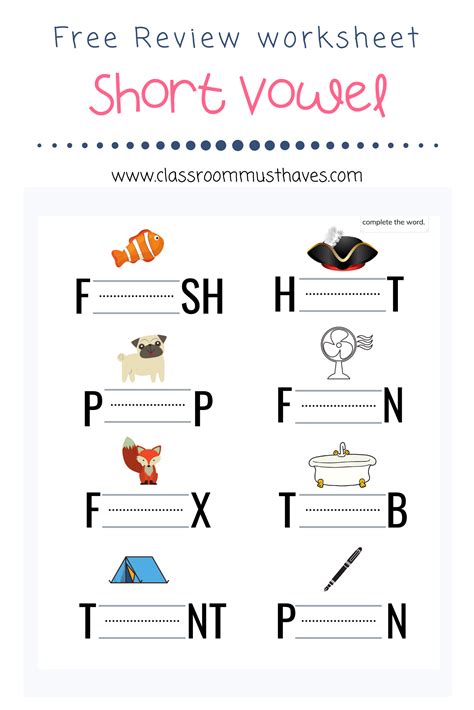 Short And Long Vowel Worksheets | dev.onallcylinders.com