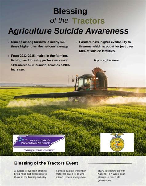 Blessing of the Tractors: Agriculture Suicide Awareness, Dyer County ...