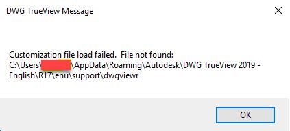 Customization FileLoad Failed AutoCAD 的图像结果