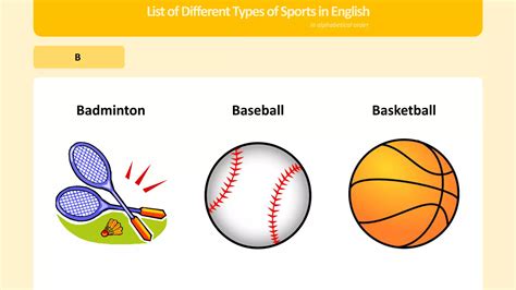 Easy Different Kinds of Sports 的图像结果