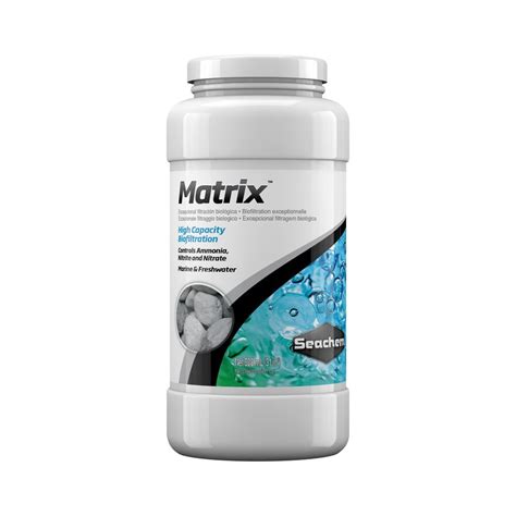 Seachem High Capacity Bio Filtration Marine and Freshwater Matrix, 500 ...