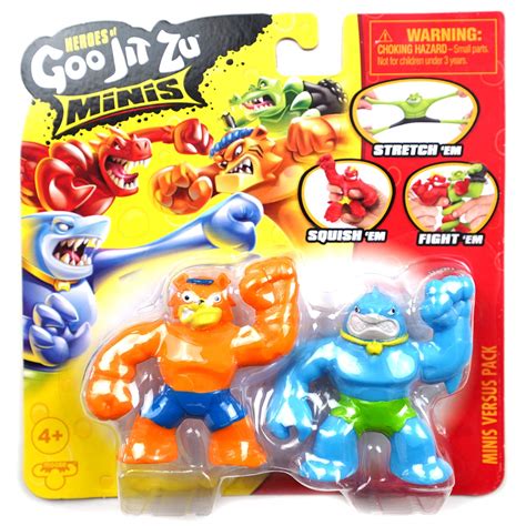 Heroes of Goo JIT Zu Minis Versus Pack (2 Sets) Blazagon vs Rock Jaw ...