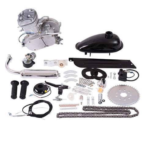 Costway 80cc 2-Stroke Bicycle Gasoline Engine Motor Kit DIY Motorized ...