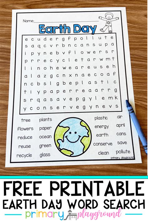 Printable Earth Day Word Search - Printable Calendars AT A GLANCE
