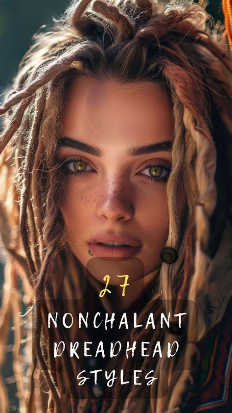 Must-Try Nonchalant Dreadhead Styles For You | Synthetic dreads ...