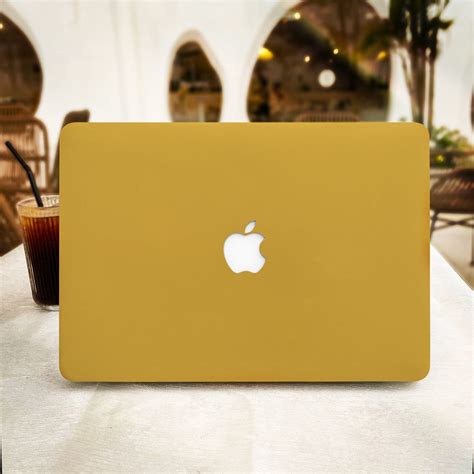 Apple Laptop Yellow