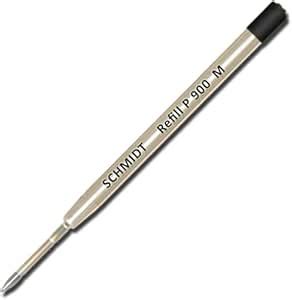 4 Pack - Ball Point Refill - Black Ink Medium Schmidt P900 Parker Style ...