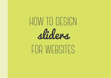 Using Sliders in Website Design 的图像结果