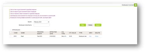 How to process Salary Increment / Salary Revision : Help Center