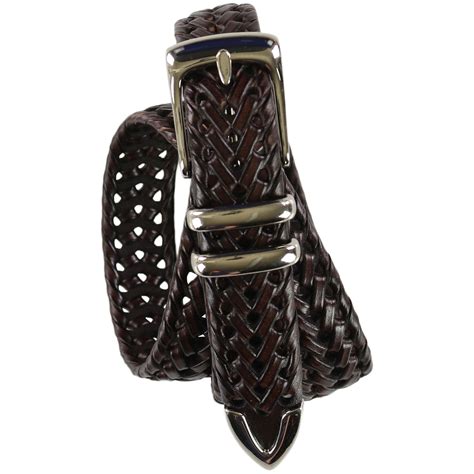 Perry Ellis Mens Braided Belt - Walmart.com