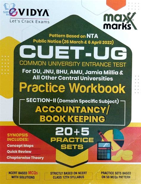Maxx Marks NTA CUET (UG) Accountancy/Book Keeping 25 Sample Question ...