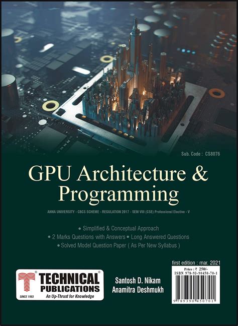 GPU Architecture and Programming for BE Anna University R17 CBCS (VIII ...