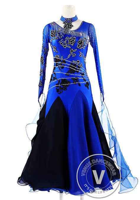 Midnight Magic Ballroom Smooth Competition Dance Dress