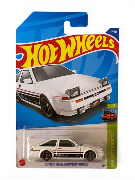 Hot Wheels Toyota AE86 Sprinter Trueno (HW Hatchbacks) White – Wheels ...