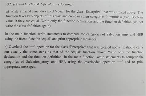 Image result for Operator Overloading Using Friend Function