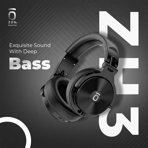 ZON ZH3 Wireless Bluetooth Over-The-Ear Headphone for Hi-Fidelity Musi ...
