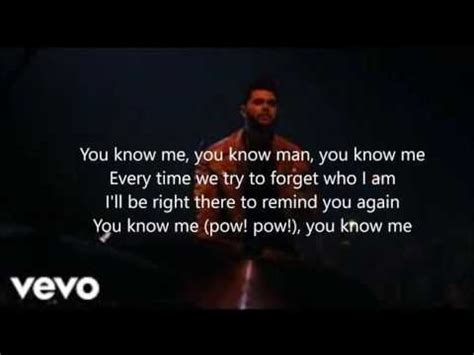 The Weeknd - Reminder Lyrics Original Video - YouTube | Lyrics, The ...