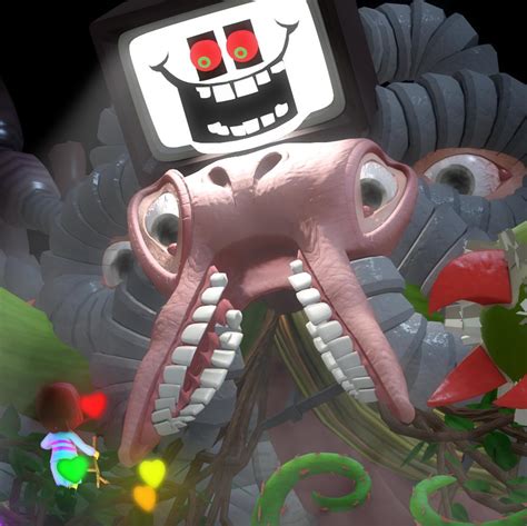 Image result for LEGO Undertale Omega Flowey