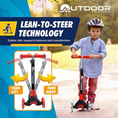 OutdoorCruiser Outdoor Cruiser 3-Wheel Kids Scooter – with India | Ubuy