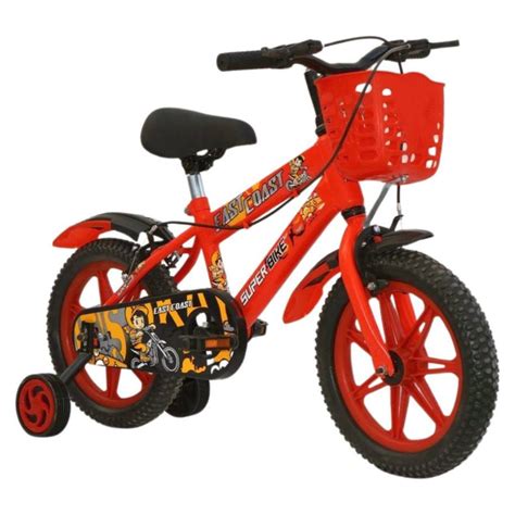 Super Bike Single-Speed 14T Bicycle for Kids - Red Color – Eastcoast Cycles