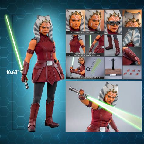 Ahsoka Tano Padawan 1/6 Scale Figure Star Wars Ahsoka by Hot Toys ...