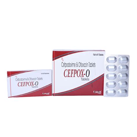 Cepox 0 - Cefpodoxime & Ofloxacin Tablets - Salvus Pharma