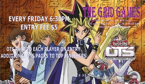Friday Night Yu-Gi-Oh! at The Grid Games, 52 Purnell Pl, Manchester, CT ...