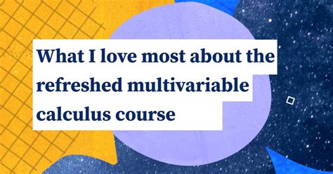 Image result for Multivariable Calculus Course