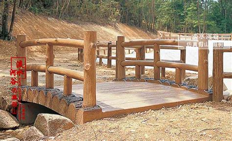 北京淡水河谷是把水泥仿木桥当成作品而不是产品来做的-水泥仿木桥