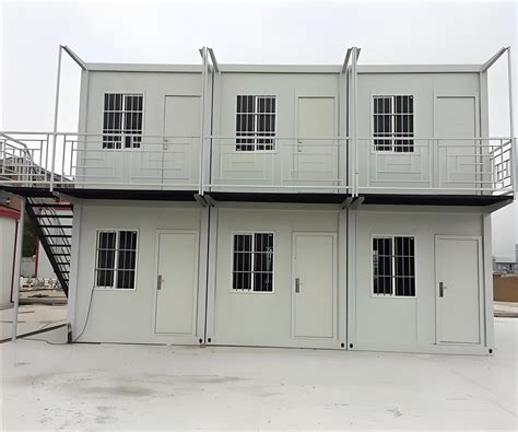 Long-Lasting Modular Living Unit with Glass/Steel Doors and Optional ...