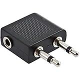 CABLESETC Airplane Headphone Audio Adapter Converter 3. 5mm Stereo to ...