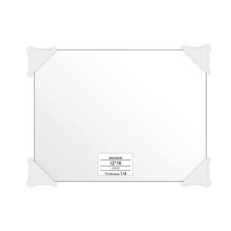 Buy 1Pack Plexiglass Sheets 1/4 Inch Thick 12x16" Clear Cast Acrylic ...