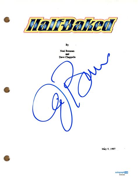 Jim Breuer “Half Baked” Signed Autograph Movie Script Full Screenplay ...